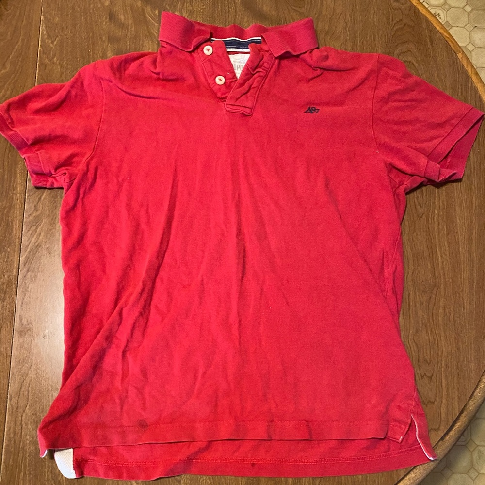 Aeropostale Red Men’s Polo Shirt | L